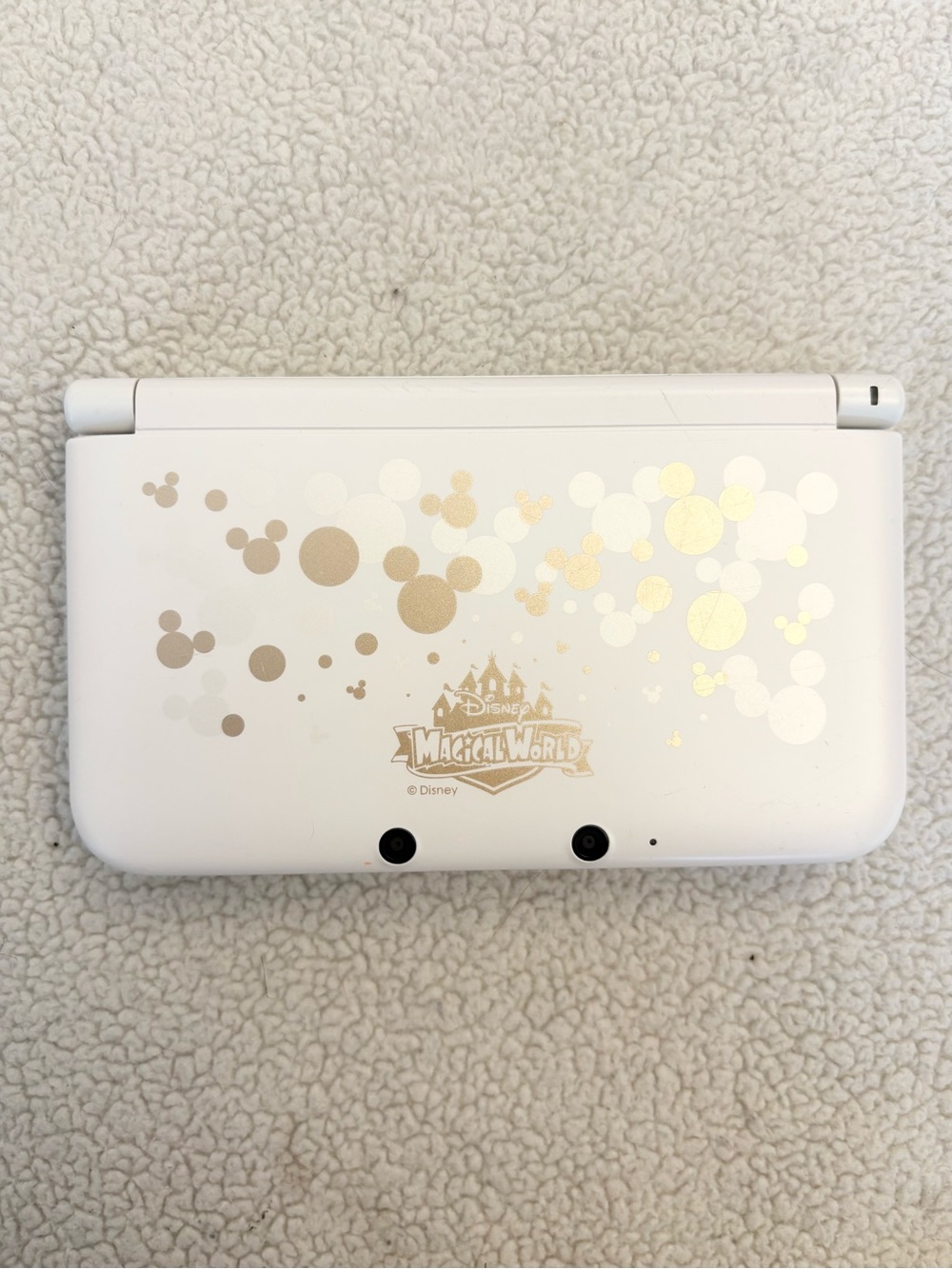 Nintendo 3DS XL DISNEY’s Magical World Special Edition Console Mickey White/Gold